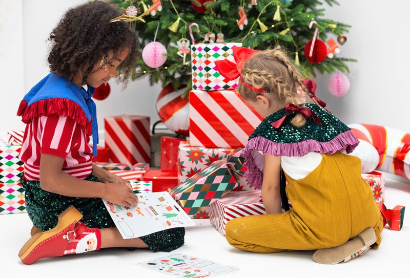 Ziemassvētku uzlīmes Winter Fores, Christmas stickers, Party Deco,  NP6