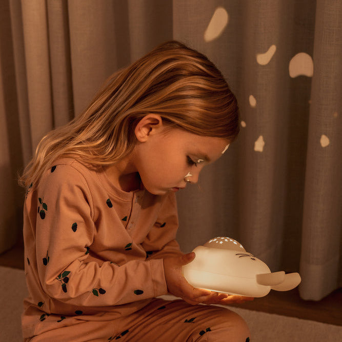 Naktslampiņa - projektors, Manuel Rabbit Sound Projector Lamp, Liewood, LW20118-5060