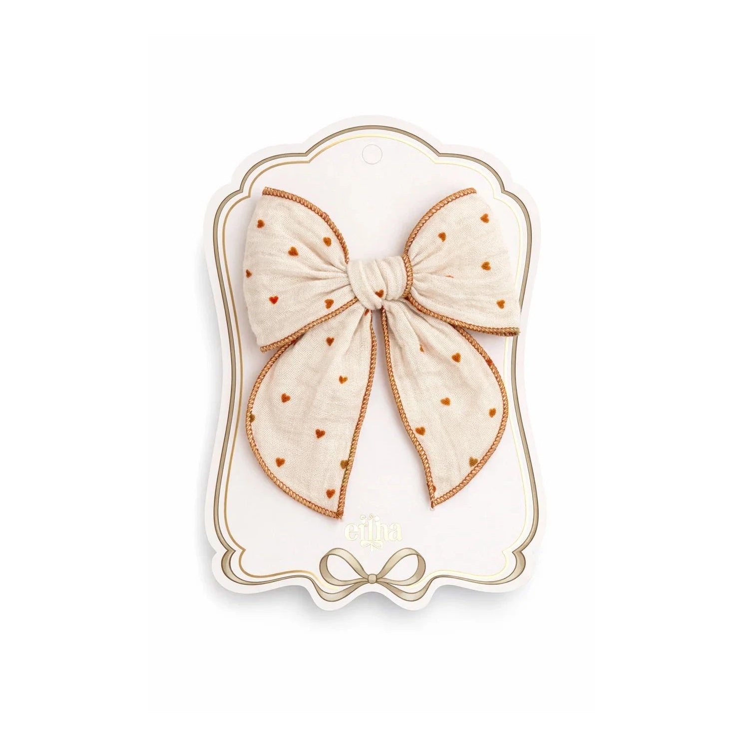 Matu Bante Tiny Hearts, Fable Bow Clip, Mrs.Ertha