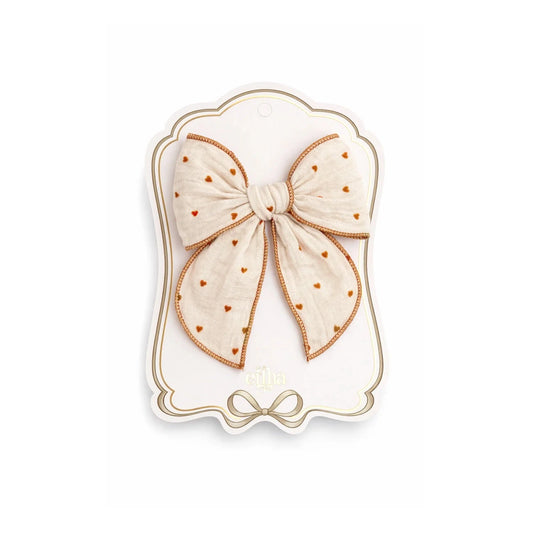 Matu Bante Tiny Hearts, Fable Bow Clip, Mrs.Ertha