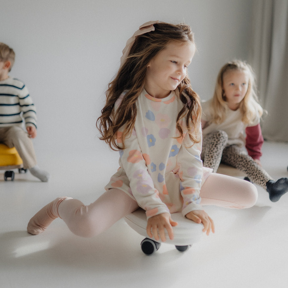 Mazais Sērfotājs Sērfa dēlis - Soft Rider Play on Wheels, balts