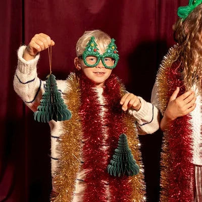 Dekoratīvas Ziemassvētku brilles, Christmas Tree Glasses, Party Deco, OKR30