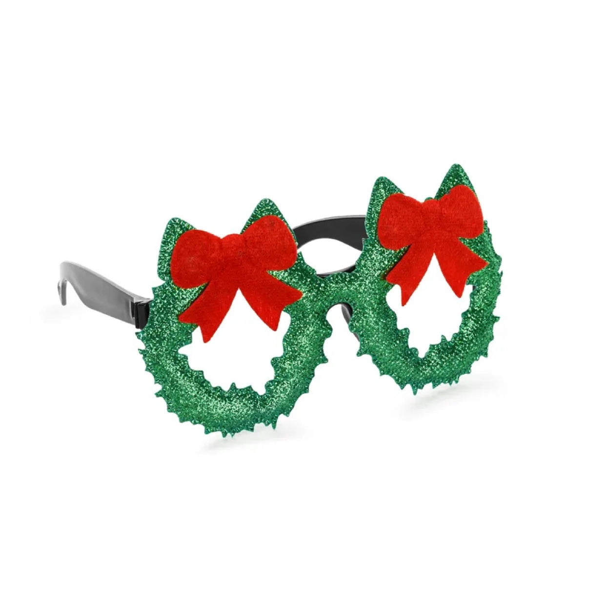Dekoratīvas Ziemassvētku brilles, Christmas Wreath Glasses, Party Deco