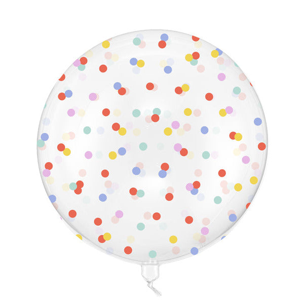Balons Bubble Balloon With Dots ar punktiņiem, 60cm, ORB24-2