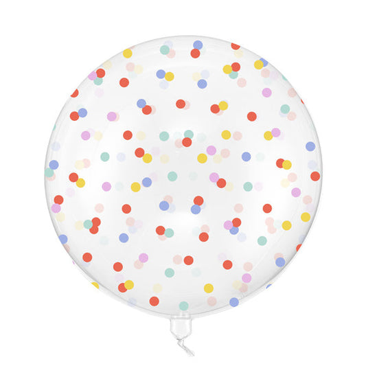 Balons Bubble Balloon With Dots ar punktiņiem, 60cm, ORB24-2