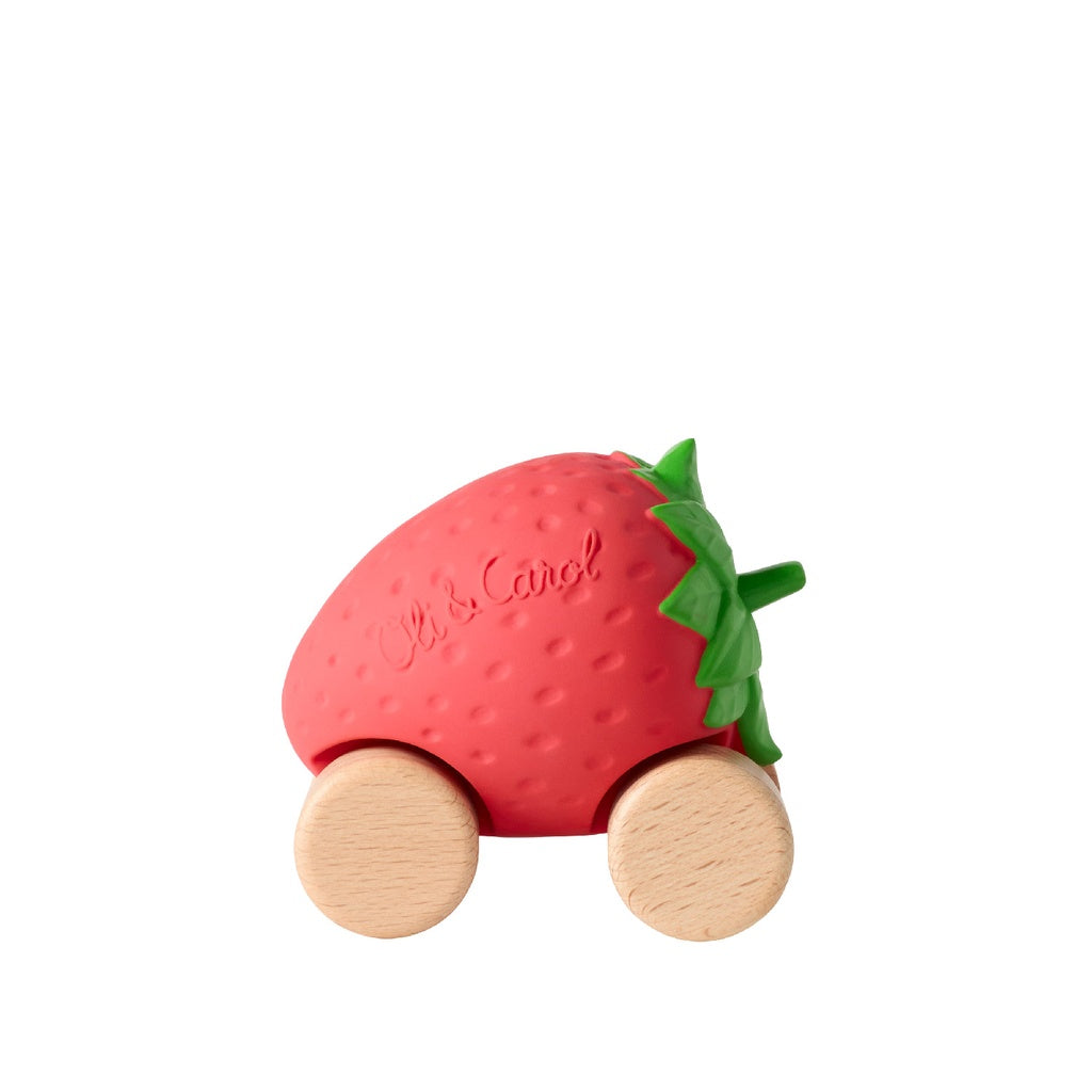 Auto Zemene ar trasīti, Sweetie the Strawberry, Oli&Carol, L-STRAWBERRY-CAR