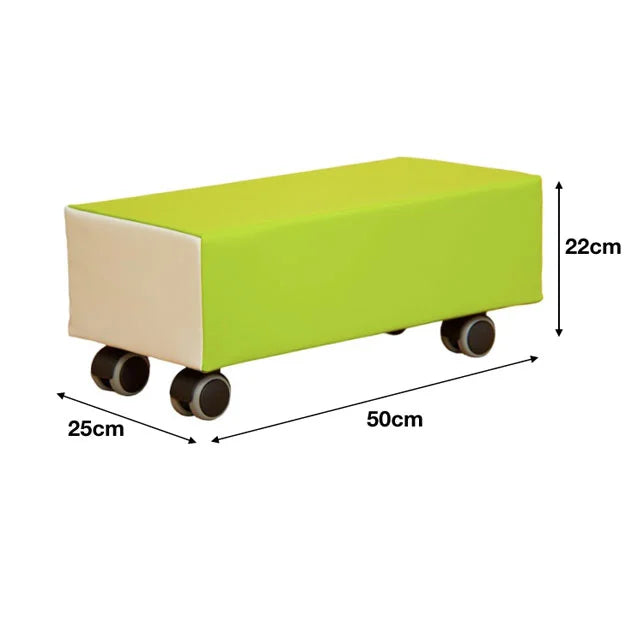 Mīkstie kluči uz riteņiem Mazais Sērfotājs,  Soft Play on Wheels, Oplay, red, OP08
