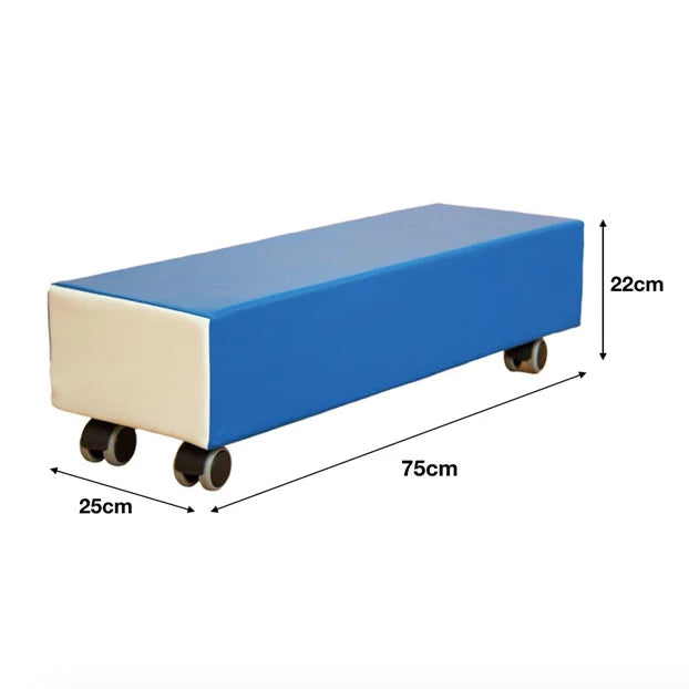 Mīkstie kluči uz riteņiem Mazais Sērfotājs,  Soft Play on Wheels, Oplay, red, OP09
