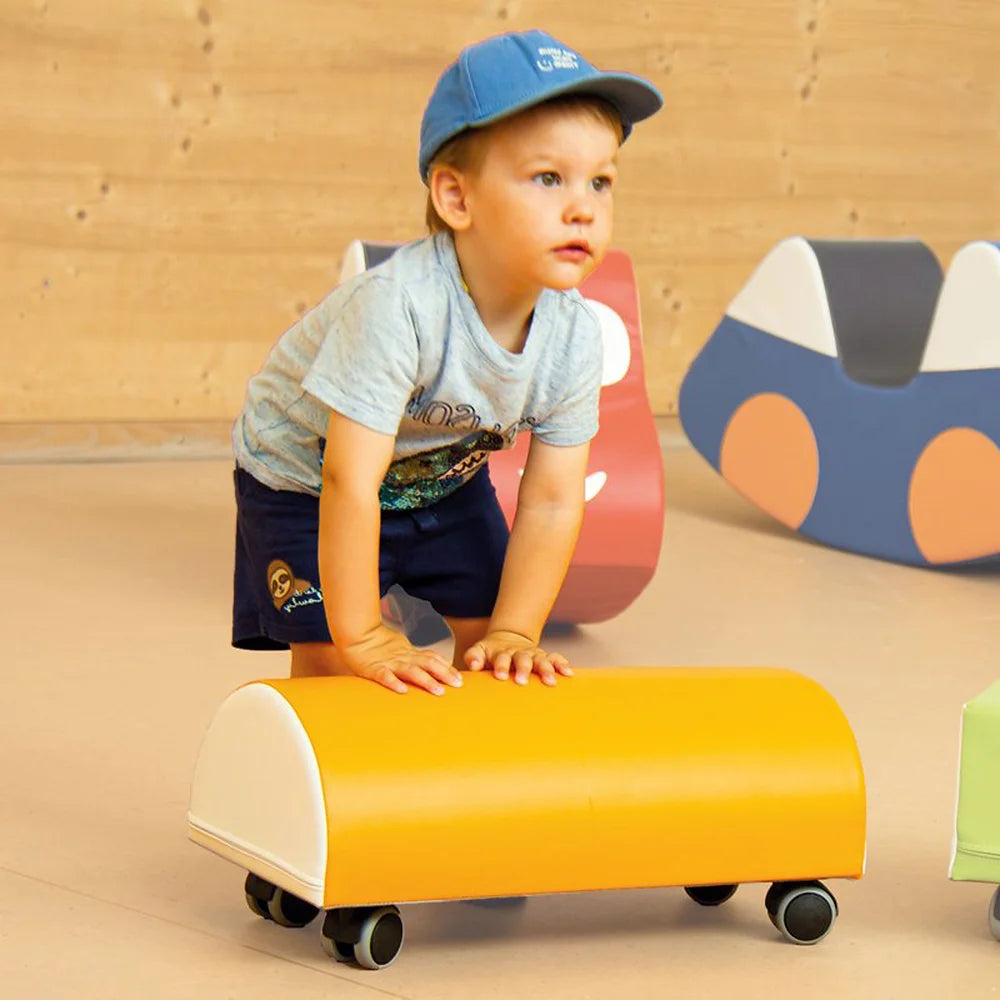 Mīkstie kluči uz riteņiem Mazais Sērfotājs,  Soft Play on Wheels, Oplay, red, OP10