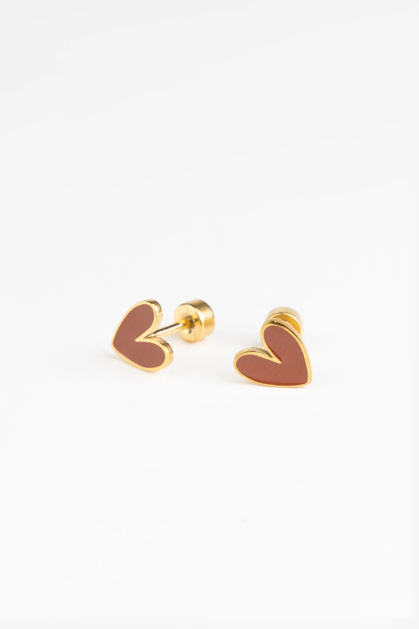 Bērnu auskari Organic Heart, Studs Earings, Mrs.Ertha, ER1424
