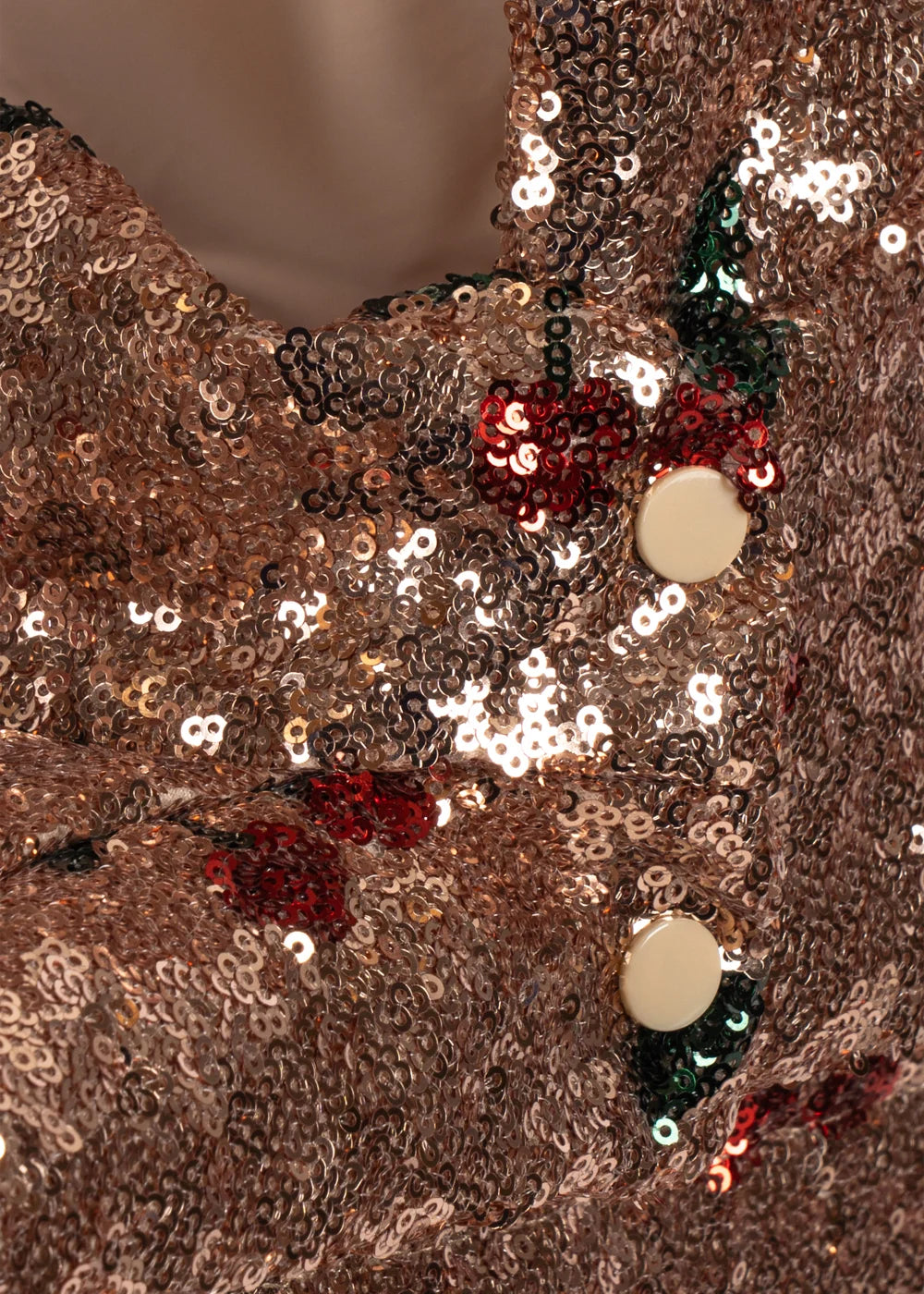 Leļļu rati, Sparkly Minnie Doll Pram, Cherry Sequin, Konges Slojd, KS106606