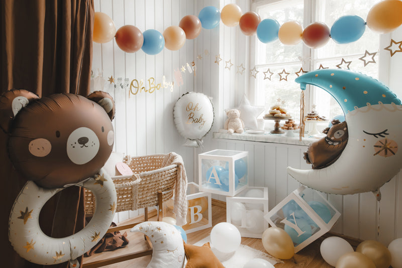 Balonu kastes, Balloon Boxes BABY, 30x30 cm, balts, PUDBAL1-008