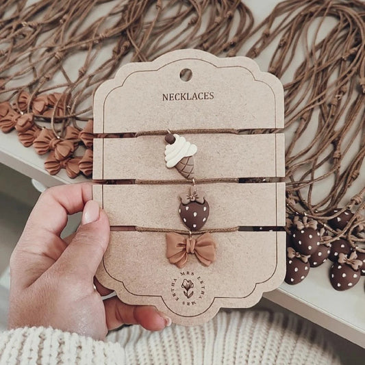 Kaklarotu komplekts, Pack of 3 Necklaces, Mrs.Ertha