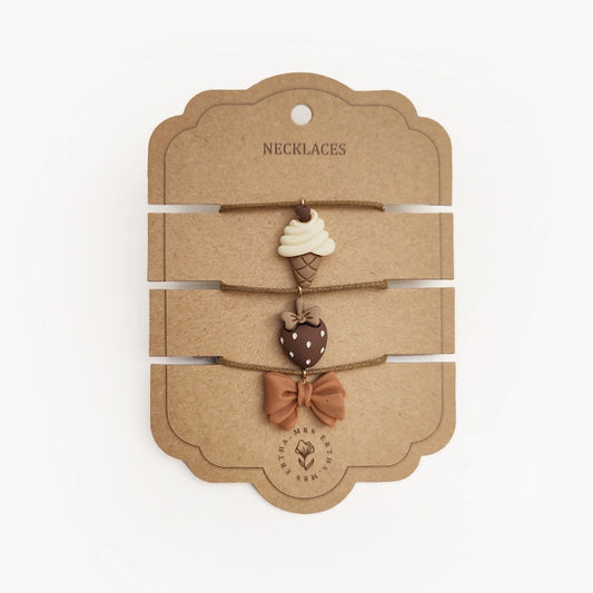 Kaklarotu komplekts, Pack of 3 Necklaces, Mrs.Ertha