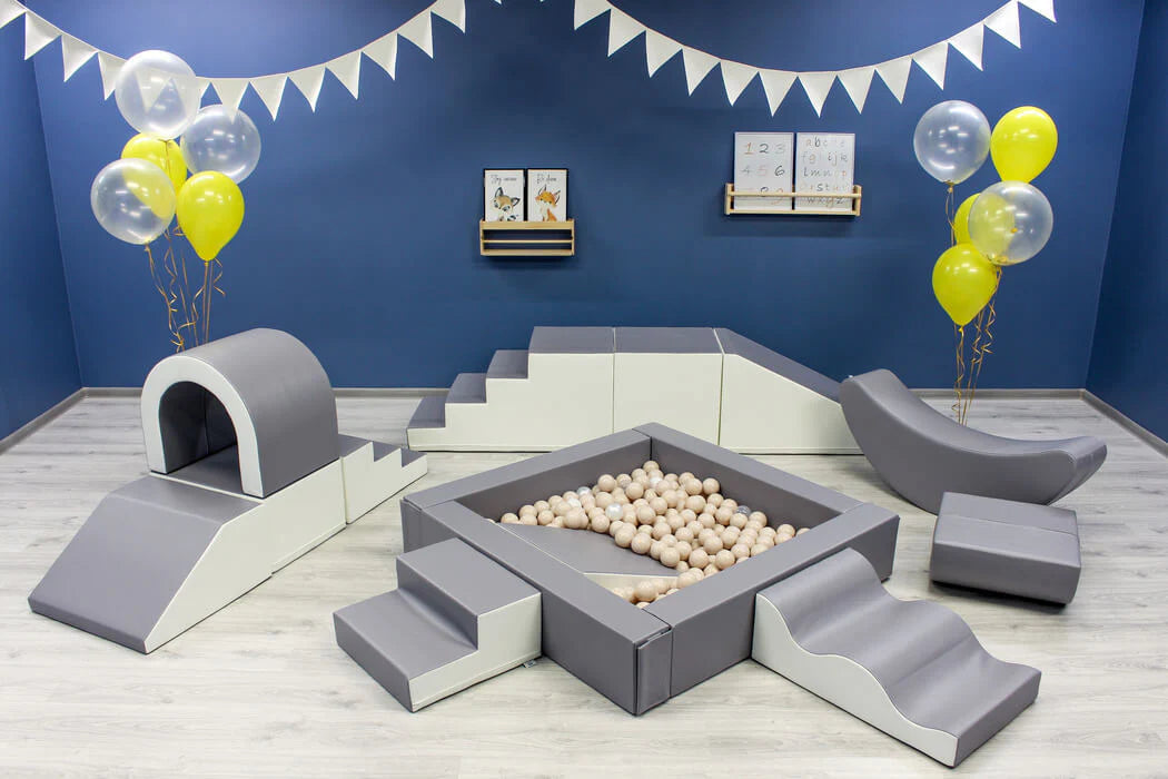 Mīkstie kluči Party Set Soft Play, IGLU - White and grey, balts un pelēks
