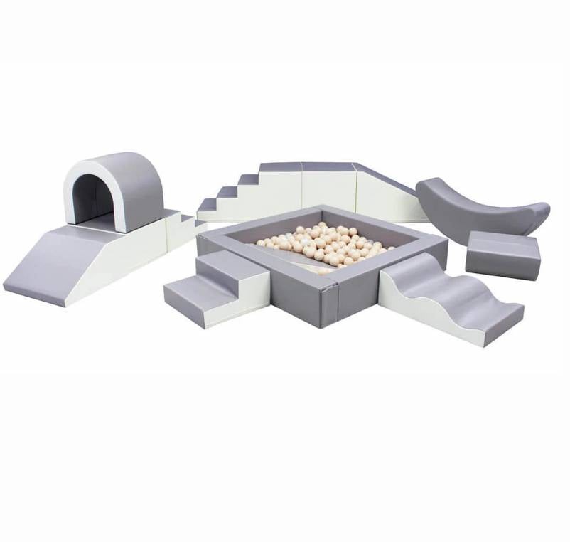 Mīkstie kluči Party Set Soft Play, IGLU - White and grey, balts un pelēks
