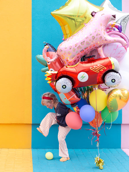 Liels folija balons Auto - pildāms ar gaisu vai hēliju, 111x63cm, Hēlija baloni Liepājā