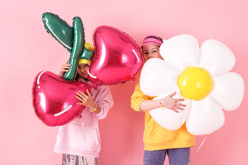 Liels folija balons Margrietiņa - pildāms ar gaisu vai hēliju, 97x103cm, Hēlija baloni Liepājā
