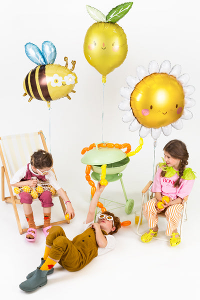 Liels folija balons Saule - pildāms ar gaisu vai hēliju, 90cm, Hēlija baloni Liepājā