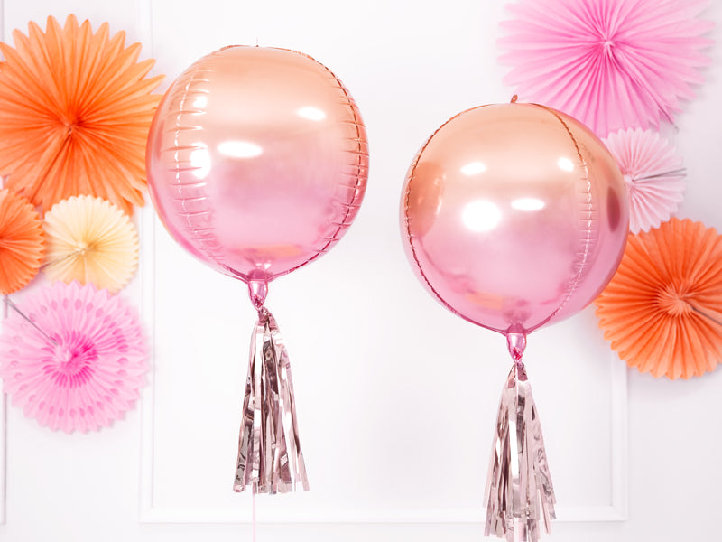 Svētku virtene ar pušķiem - Party Deco Tassel Garland, rose gold. TG1-019R