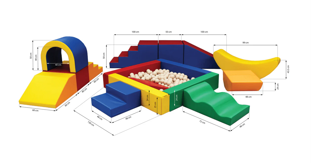 Mīkstie kluči Party Set Soft Play, IGLU - Multicolour, daudzkrāsains
