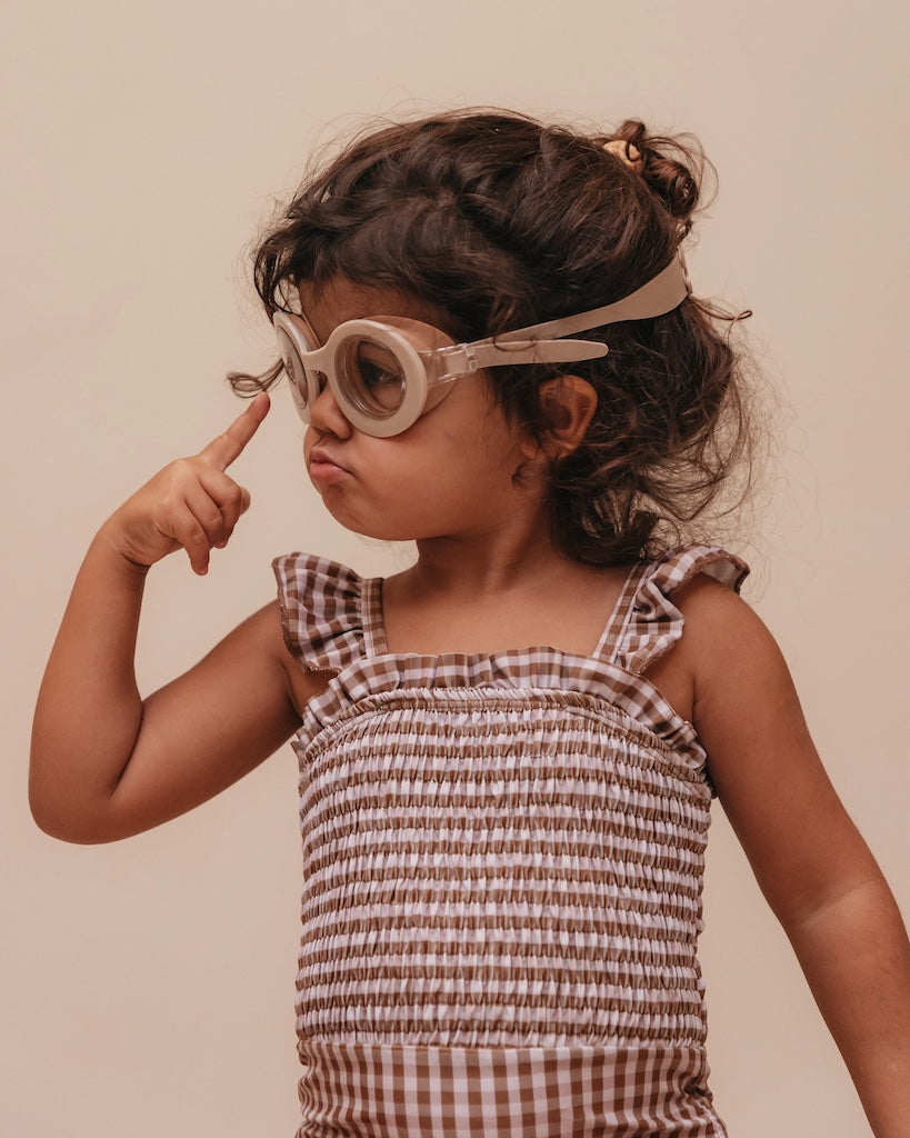 Peldbrilles bērniem Swimming Goggles, Ivory, Mrs Erha