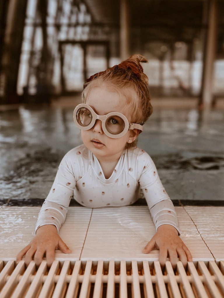 Peldbrilles bērniem Swimming Goggles, Ivory, Mrs Erha