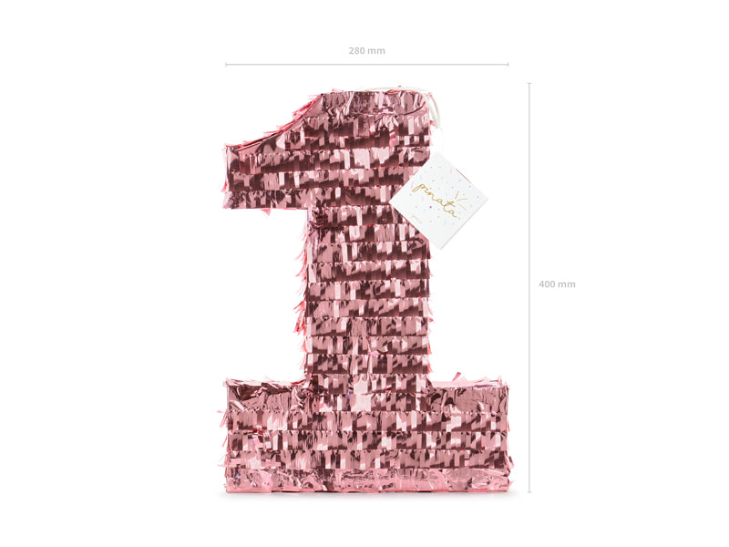 Pinjata cipars viens, Pinata number 1, 28.5x40.5x8cm, PIN13