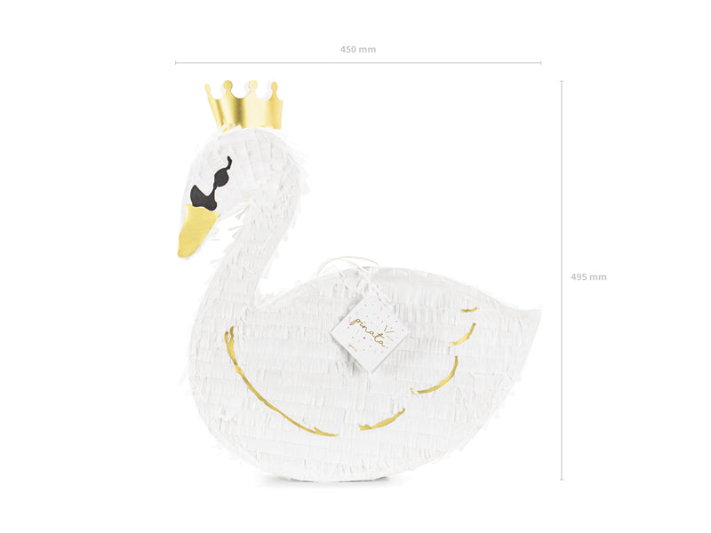 Pinjata gulbis, Pinata Swan, 43.5x49.5x9cm, PIN16