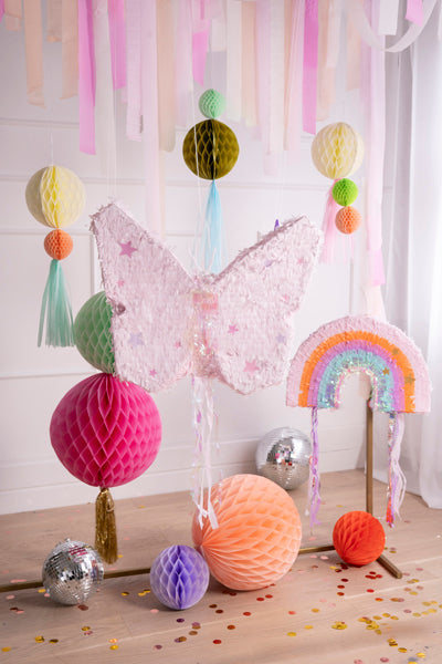 Pinjata varaviksne, Pinata Rainbow, 50x33x10cm, PINS5, Party Deco
