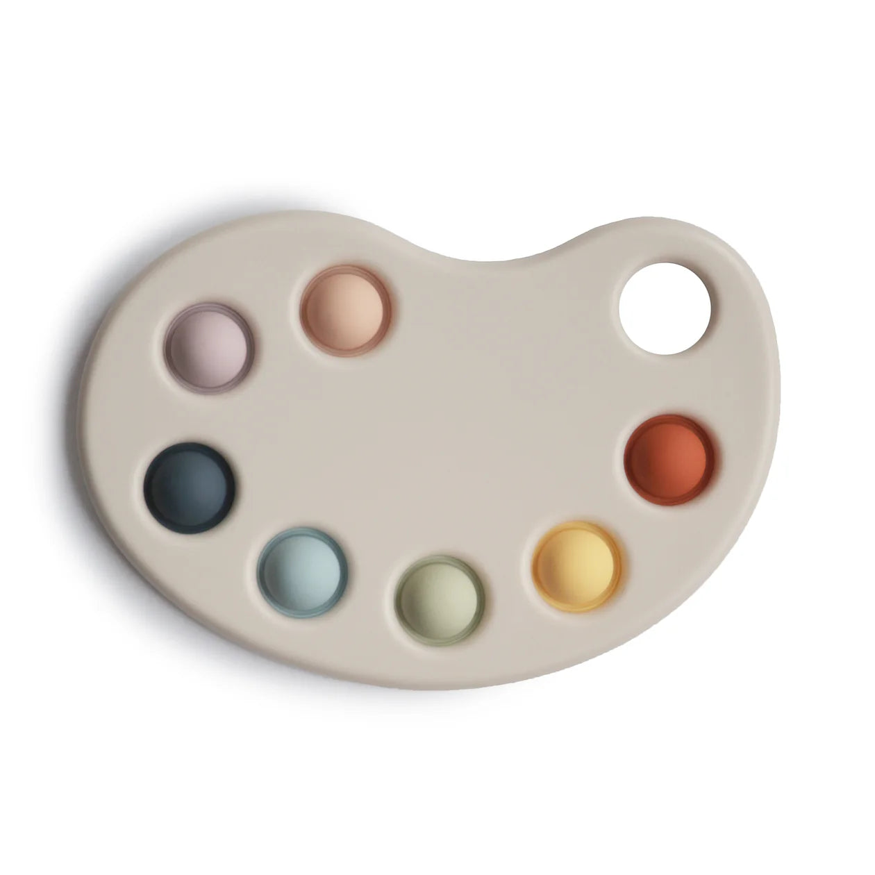Developing Pop-it Paint Palette, Paint Palette Press Toy, Mushie