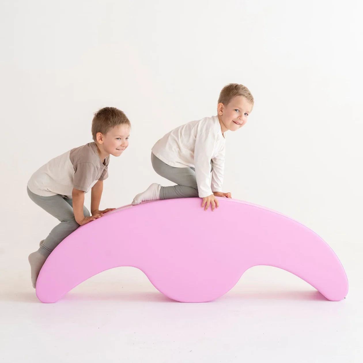 Dubultais šūpuļzirdziņš Buddy, Double Rocker Soft Play, IGLU - rozā, R_BUDDY_6