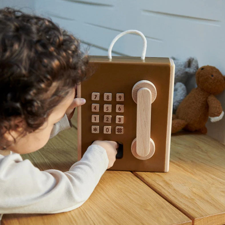 Koka spēļu telefons bērniem, Rufus Payphone, Liewood, LW14415