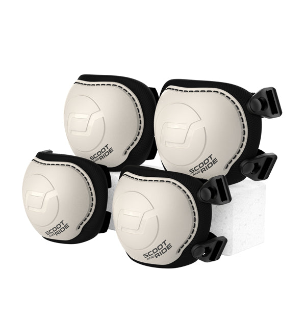 Bērnu aizsargu komplekts, pelēks, Protector Set Ash, Scoot and Ride, Size XXS