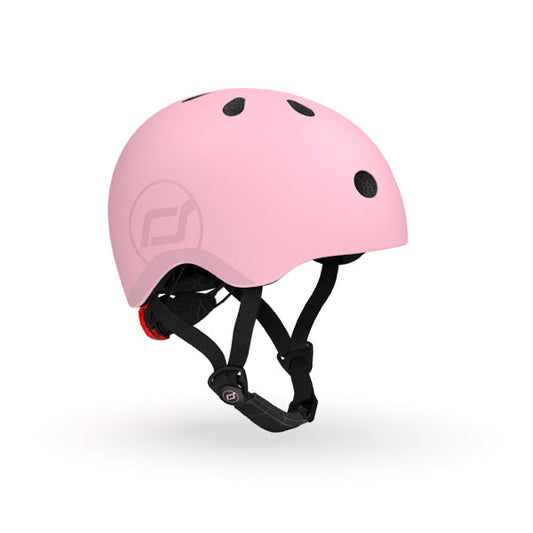 Bērnu ķivere rozā, Helmet Rose, Scoot and Ride, S-M