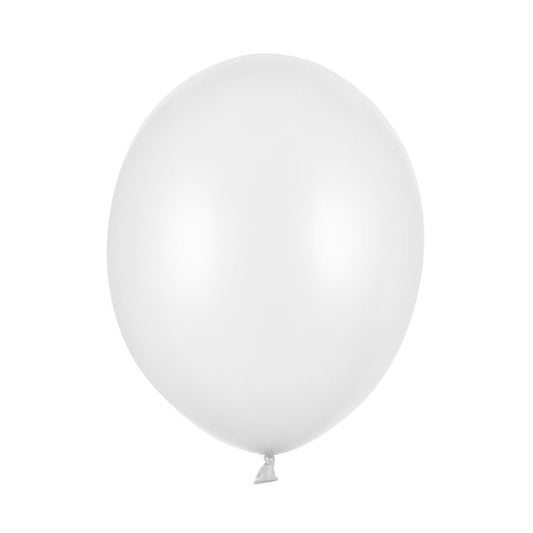 Balons - Metallic Pure White Balloon, balts, 30cm
Artikuls: SB14M-008
