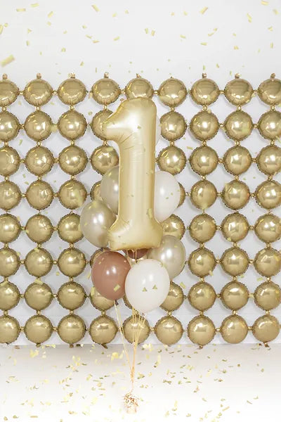 Balons - Cold gold Balloon, zelta, 30cm, SB14M-019Z