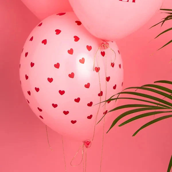 Balons -  Sirsniņas, Baby Pink Balloon Hearts, rozā, 30cm, SB14P-278-081J