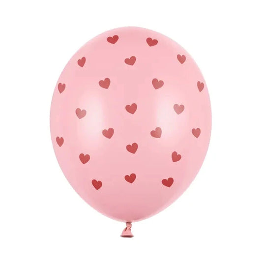 Balons -  Sirsniņas, Baby Pink Balloon Hearts, rozā, 30cm, SB14P-278-081J