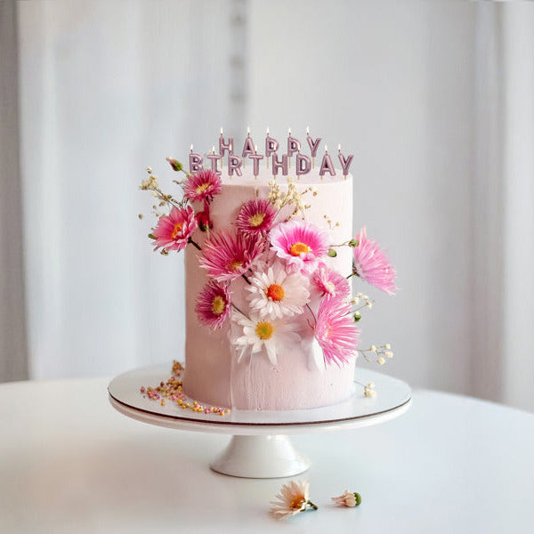 Svecītes kūkai Happy Birthday, Cake Candles, rozā zelta, 2,5cm
Artikuls: SCS-13-019