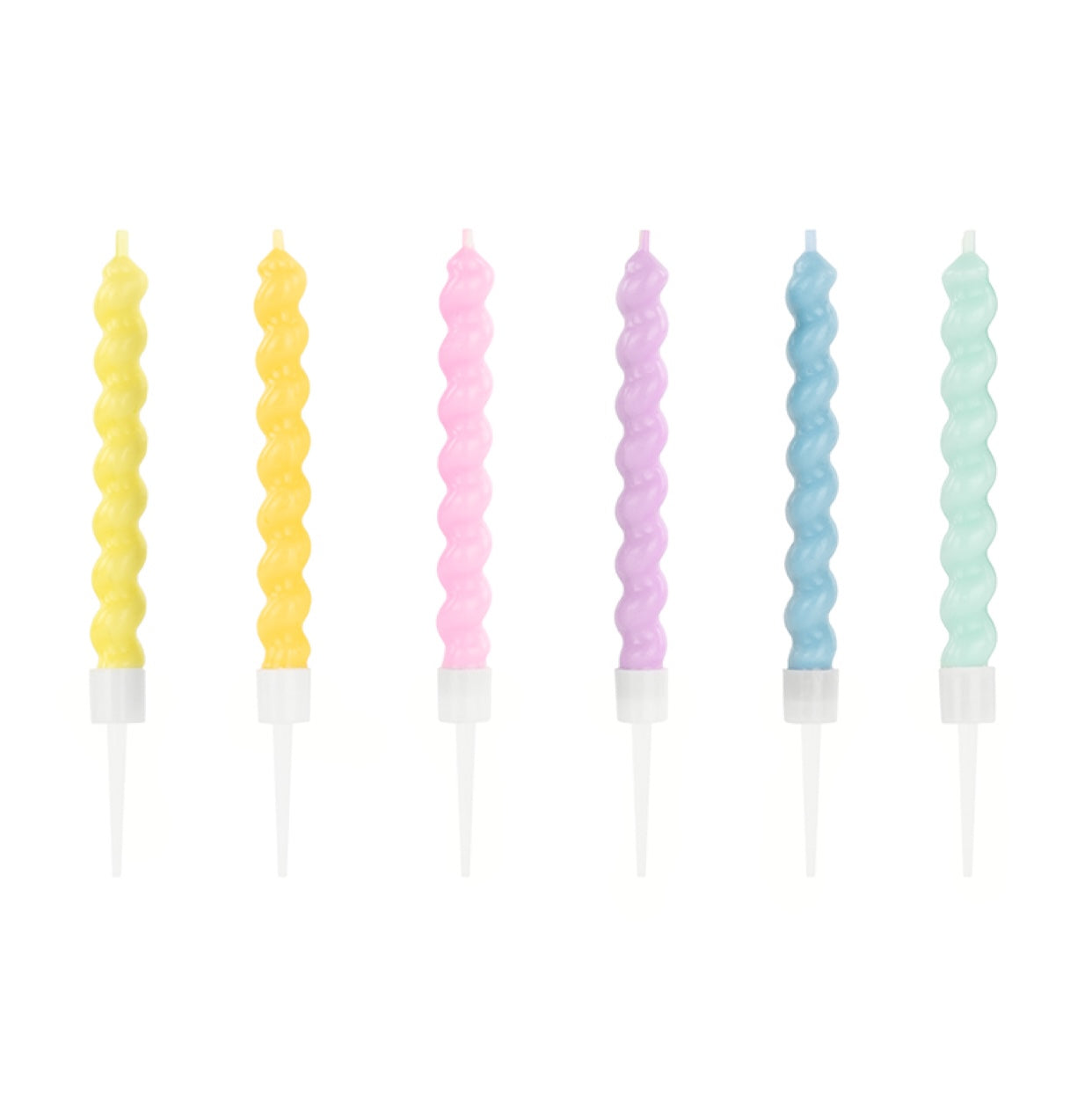 Dzimšanas dienas svecītes kūkai - viļņainas, Birthday Cake Candles, Curl
Artikuls: SCS-15-000