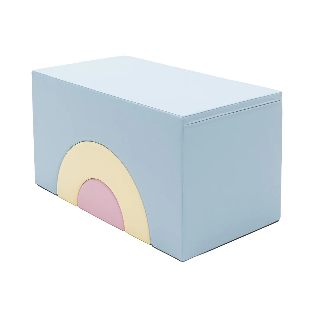 Minkšti blokeliai XL Rainbow Bridge minkštas žaidimų žaidimas, IGLU - Pasteliniai ledai