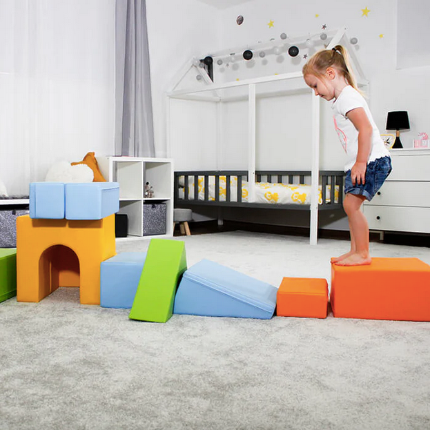 Mīkstie kluči Creativity Multifunctional Foam Play, IGLU - Light Multi Color, gaiši krāsains, SET_21_2