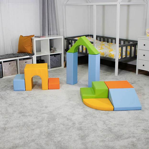 Mīkstie kluči Creativity Multifunctional Foam Play, IGLU - Light Multi Color, gaiši krāsains, SET_21_2