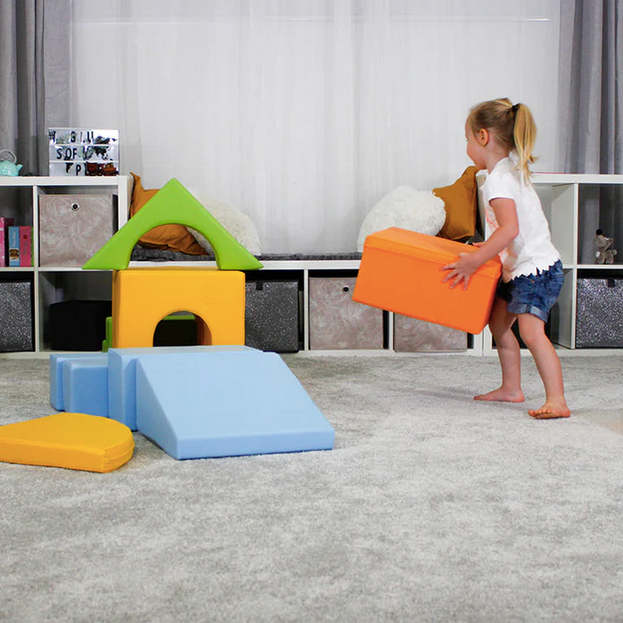 Mīkstie kluči Creativity Multifunctional Foam Play, IGLU - Light Multi Color, gaiši krāsains, SET_21_2