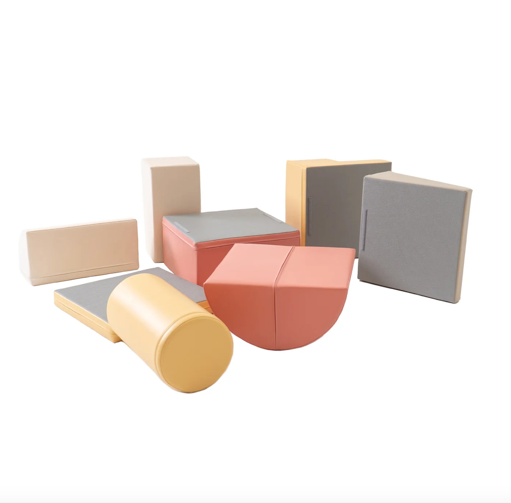 IGLU Soft Play Set Adventurer, pastel pink, mīkstie kluči, rozā, SET_33_10
