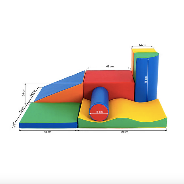 Mīkstie kluči Discoverer XL Soft Play, IGLU - Multi Color, IGLU-SET34X_1