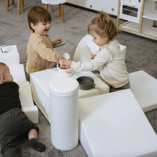 Mīkstie kluči Discoverer Soft Play, IGLU - White, balts, SET_34_3