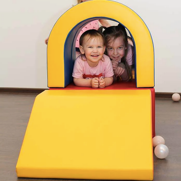 Mīkstie kluči Tunnel Soft Play, IGLU - daudzkrāsains, multicolor, SET35X_1