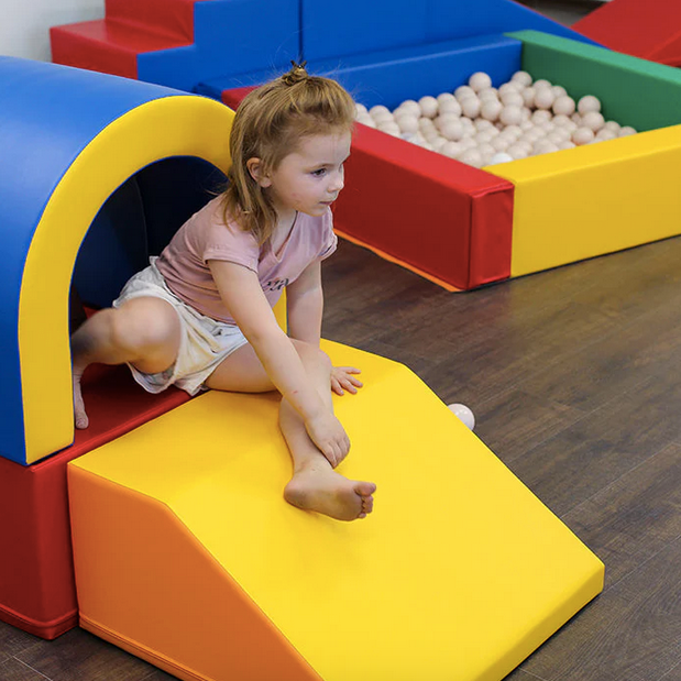 Mīkstie kluči Tunnel Soft Play, IGLU - daudzkrāsains, multicolor, SET35X_1